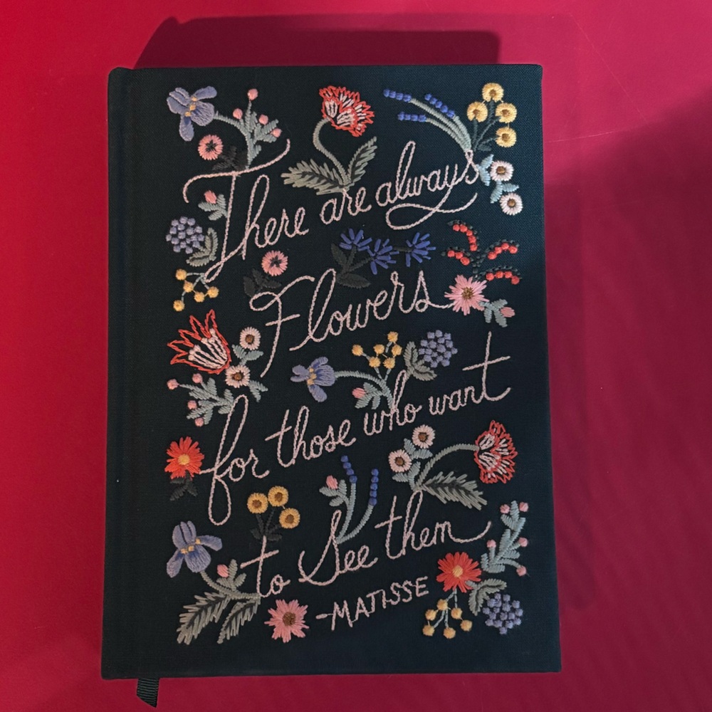 Terrain Embroidered Always Flowers Journal